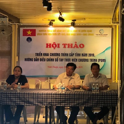 Ninh Thuận: Hội thảo triển khai chương trình cấp tỉnh năm 2019 và hướng dẫn các quy định điều chỉnh trong Sổ tay thực hiện Chương trình POM 